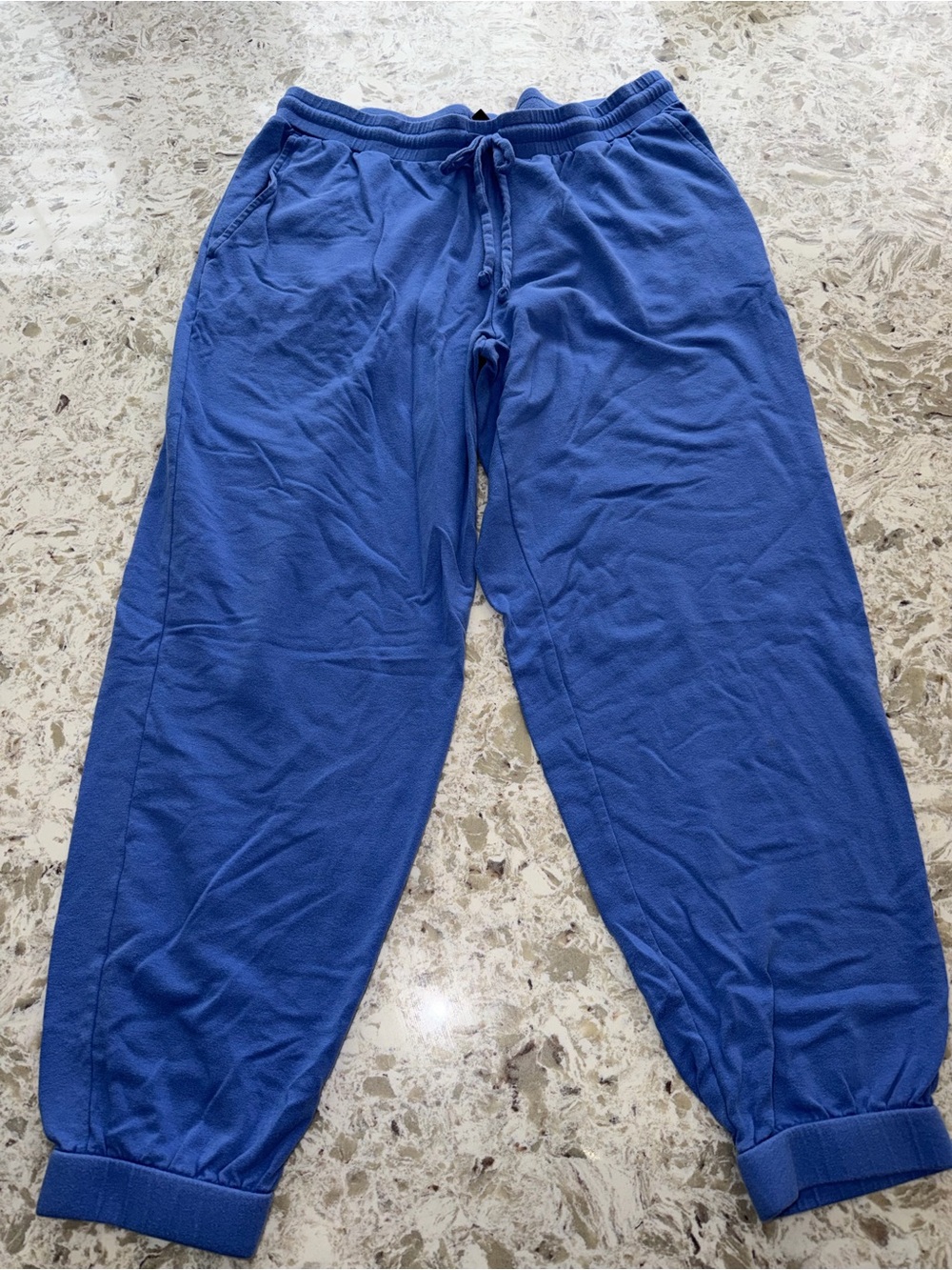 Eileen Fisher Royal Blue Pull-On Jogger Pants